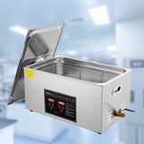 VEVOR 22L Ultrasonic Cleaner with Timer Heating Machine Digital Sonic Cleaner - Low Angle
