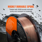 Solid MIG Welding Wire, ER70S-6 0.030-inch 11LBS with Low Splatter and High Levels of Deoxidizers for All Position Gas Welding