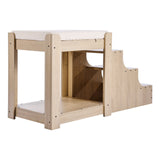 VEVOR Pet Bunk Bed with Stairs Dog/Cat Window Perch for Bedside Indoor Use - Extra Image