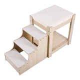VEVOR Pet Bunk Bed with Stairs Dog/Cat Window Perch for Bedside Indoor Use - Extra Image