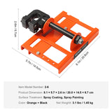 VEVOR Chainsaw Mill, Vertical Lumber Cutting Guide with 5.1-15.2cm Cutting Width, Cast Iron Portable Timber Chainsaw Attachment, Lightweight Wood Timber Milling Attachment for Builders and Woodworkers - Close-Up Angle
