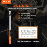 VEVOR Digital Torque Wrench, 1/2