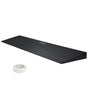 4 cm Rise Cuttable Threshold Ramp for Sweeping Robot, 90 cm Wide Natural Rubber Wheelchair Ramp, Non-Slip Solid Rubber Ramp with Double-Sided Tape for Doorways, Driveways, Bathroom, Smooth Tile