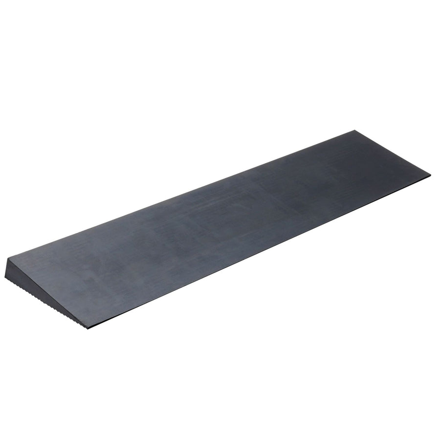 3 cm Rise Cuttable Threshold Ramp for Sweeping Robot, 90 cm Wide Natural Rubber Wheelchair Ramp, Non-Slip Solid Rubber Ramp with Double-Sided Tape for Doorways, Driveways, Bathroom, Smooth Tile