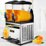 VEVOR Commercial Slush Machine Margarita Slush Maker 2x15L Frozen Drink Machine - Close-Up Angle