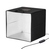 VEVOR Photo Studio Light Box 3000-5600K 6 Double-Sided Color Backdrops, 31.5 x 31 x 31 cm