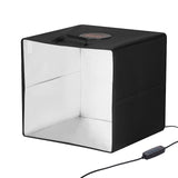VEVOR Photo Studio Light Box 3000-5600K 6 Double-Sided Color Backdrops, 41 x 40 x 39 cm