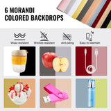 VEVOR Photo Studio Light Box 3000-5600K 6 Double-Sided Color Backdrops, 41 x 40 x 39 cm - Top-Down View