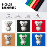 VEVOR Photo Studio Light Box 3000-5600K Adjustable 3 Color Temperatures, 50.5 x 48.5 x 49.5 cm - Top-Down View