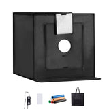 VEVOR Photo Studio Light Box 3000-5600K Adjustable 3 Color Temperatures, 60 x 59 x 60 cm
