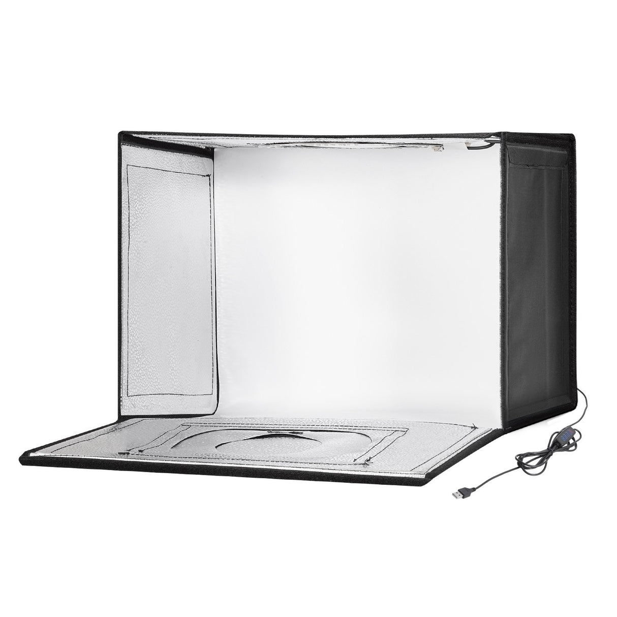 VEVOR Photo Studio Light Box 3000-5600K Adjustable 3 Color Temperatures,41 x 30 x 30.5cm