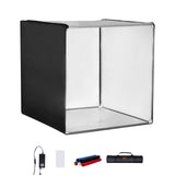VEVOR Photo Studio Light Box 5600K with 210 LED Lights Power Adapter, 81.5 x 81.5 x 81.5 cm