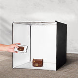 VEVOR Photo Studio Light Box 5600K with 210 LED Lights Power Adapter,100 x 100 x 100 cm