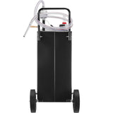 VEVOR Fuel Caddy Fuel Storage Tank 114L Volume 4 Wheels with Manuel Pump Black - Extra Image