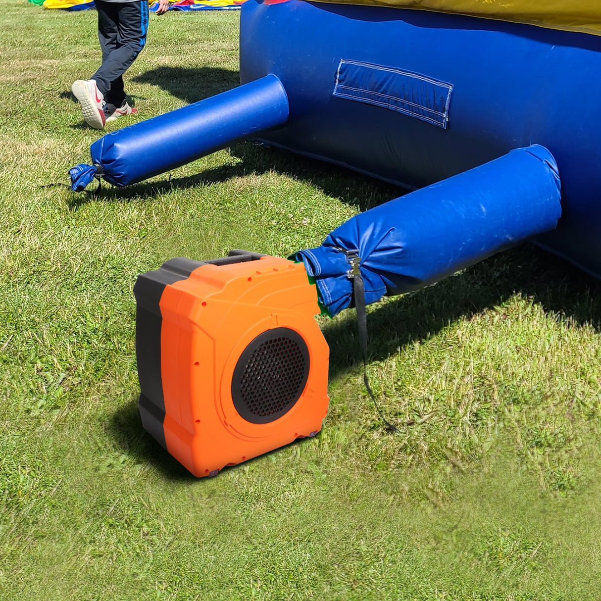 VEVOR Inflatable Blower, 1100W, 1.5 & 1.7 HP Bounce House Blower, Pump Commercial Air Blower for Inflatables, 3100 RPM Bouncy Castle Electric Fan for