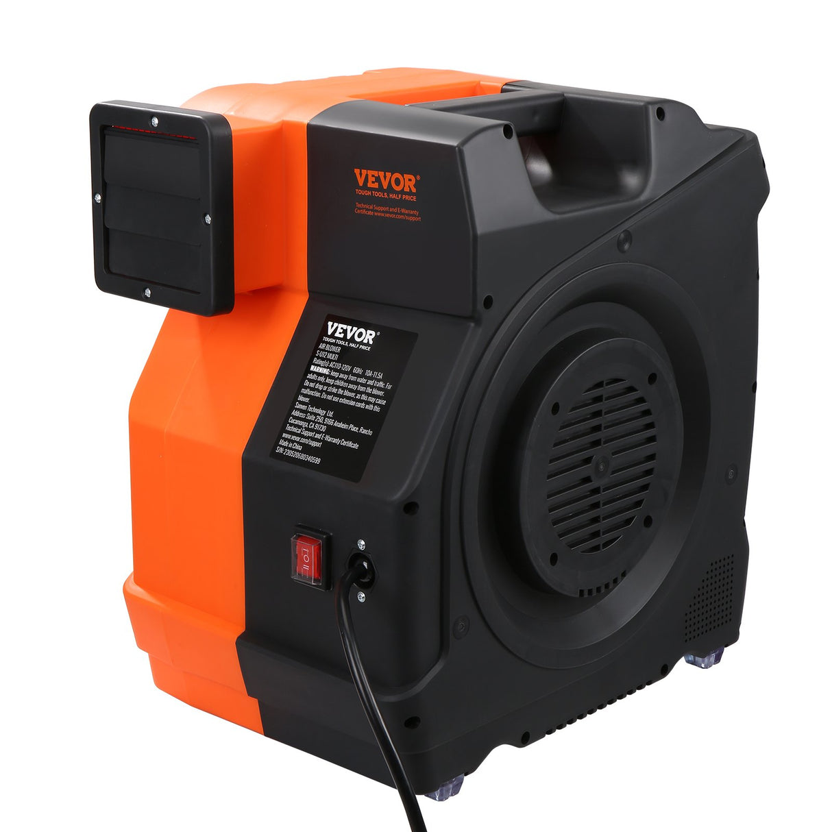 VEVOR Inflatable Blower, 1100W, 1.5 & 1.7 HP Bounce House Blower, Pump Commercial Air Blower for Inflatables, 3100 RPM Bouncy Castle Electric Fan for