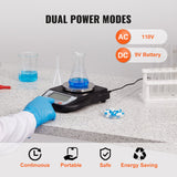 VEVOR Analytical Balance Lab Scale 600g x 0.01g 6 Units Conversion Electronic - 45-Degree Angle