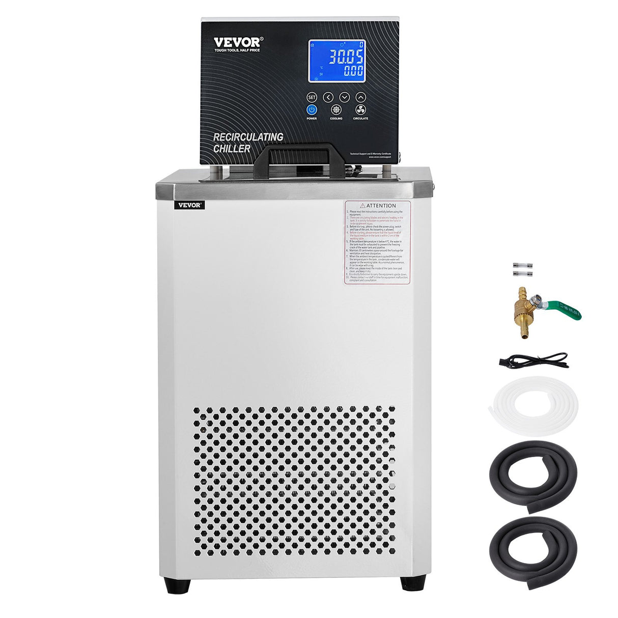 VEVOR Laboratory Chiller Circulator 6L Lab Recirculating Chiller -20℃-100℃