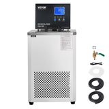 VEVOR Laboratory Chiller Circulator, 6L Chiller Lab Low Temperature Cooling Liquid, 23°F-212°F Circulator Pump Chiller, LCD Display, 304 Stainless Steel Water Bath Recirculating Water Cooling Chiller - Extra Image