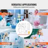 VEVOR Lab Glassware Distillation Kit 1000ml 3.3 Boro 29 pcs Glassware Equipment - Rear View