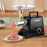 VEVOR Commercial Electric Meat Grinder 2.27Kg/Min Sausage Stuffer Filler Kitchen - Low Angle