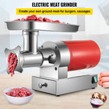 VEVOR Electric Meat Grinder Machine Electric Meat Mincer 661 Lbs/Hour 1100W - Front View