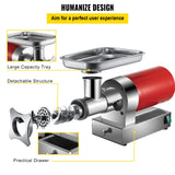 VEVOR Electric Meat Grinder Machine Electric Meat Mincer 661 Lbs/Hour 1100W - Rear View