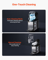 VEVOR Commercial Slushy Machine, 4L Single Tank Frozen Drink Machine, 16 Cups Stainless Steel Margarita Smoothie Frozen Drink Maker, Slushie Maker for Home Party Restaurants Cafe Bars - 45-Degree Angle