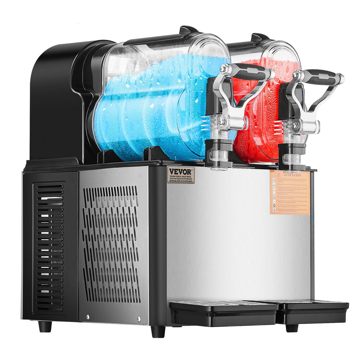 VEVOR 3Lx2 Tank Commercial Slushy Machine Margarita Smoothie Frozen Drink Maker