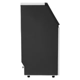 Commercial Ice Maker Machine, 100lbs/24H Ice Maker Machine with 33lbs Storage Capacity, 45 Ice Cubes in 15 Minutes, LED Digital Display Freestanding Self-Cleaning for Bar Office Restaurant