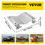 VEVOR 2 Pcs Tire Wheel Dollies 12"X16" Platform Size Wheel Car Dolly 3" Caster Wheel Dolly for Vehicle Car Auto Repair (2 Pcs)