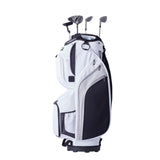 VEVOR Golf Cart Bag with 14 Way Organizer Divider Top, 36” 13 Pockets Premium Nylon Cart Bag, Durable Golf Bags with Handles & Dust Cover & Detachable Straps for Men & Women, White Color-Block