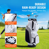 VEVOR Golf Cart Bag with 14 Way Organizer Divider Top, 36??13 Pockets Premium Nylon Cart Bag, Durable Golf Bags with Handles & Dust Cover & Detachable