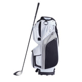 VEVOR Golf Cart Bag with 14 Way Organizer Divider Top, 36” 13 Pockets Premium Nylon Cart Bag, Durable Golf Bags with Handles & Dust Cover & Detachable Straps for Men & Women, White Color-Block - Extra Image