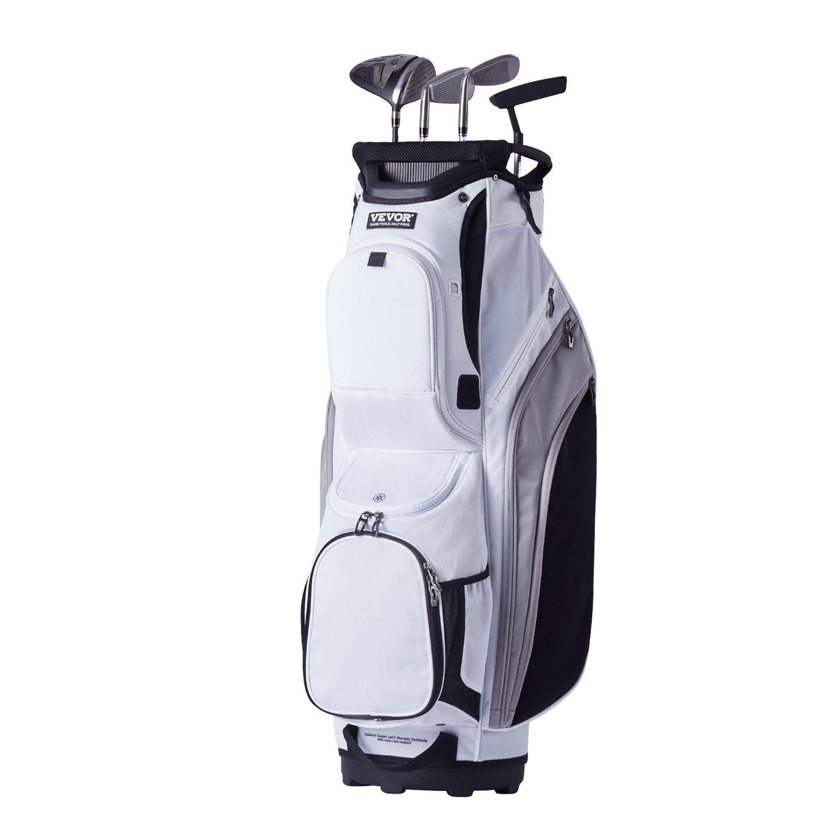 VEVOR Golf Cart Bag with 14 Way Organizer Divider Top, 36??13 Pockets Premium Nylon Cart Bag, Durable Golf Bags with Handles & Dust Cover & Detachable