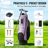 VEVOR Golf Cart Bag with 14 Way Organizer Divider Top, 36??Multiple Pockets Premium Cart Bag, Durable Golf Bags with Handles & Dust Cover & Detachable