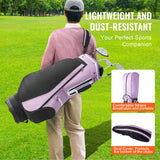 VEVOR Golf Cart Bag with 14 Way Organizer Divider Top, 36” Multiple Pockets Premium Cart Bag, Durable Golf Bags with Handles & Dust Cover & Detachable Strap for Men & Women, Black Purple - 45-Degree Angle