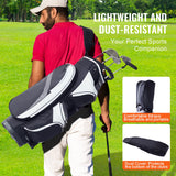 VEVOR Golf Cart Bag with 14 Way Organizer Divider Top, 36” Multiple Pockets Premium Nylon Cart Bag, Durable Golf Bags with Handles & Dust Cover & Detachable Straps for Men & Women, Black Color-Block - 45-Degree Angle