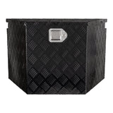 VEVOR Trailer Tongue Box, Aluminum Alloy Diamond Plate Tongue Box Tool Chest, Heavy Duty Trailer Box Storage with Lock and Keys, for Pickup Truck, RV, Trailer, 737 x 410 x 460 mm/29x16.5x18inch - Extra Image