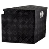 VEVOR Trailer Tongue Box, Aluminum Alloy Diamond Plate Tongue Box Tool Chest, Heavy Duty Trailer Box Storage with Lock and Keys, for Pickup Truck, RV, Trailer, 737 x 410 x 460 mm/29x16.5x18inch