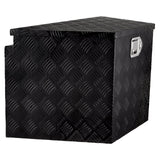 VEVOR Trailer Tongue Box, Aluminum Alloy Diamond Plate Tongue Box Tool Chest, Heavy Duty Trailer Box Storage with Lock and Keys, for Pickup Truck, RV, Trailer, 737 x 410 x 460 mm/29x16.5x18inch - Extra Image