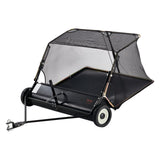 26.7 cm Tow Behind Lawn Sweeper, 26 cu.ft. Large Yard Sweeper, Adjustable Sweeping Height, Heavy Duty Leaf & Grass Collector with Dumping Rope, Pull Behind Sweepers for Debris Grass Clippings - Extra Image