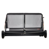 VEVOR Tow-Behind Lawn Sweeper 132cm Leaf Yard Collector 26 cu.ft. Adjustable