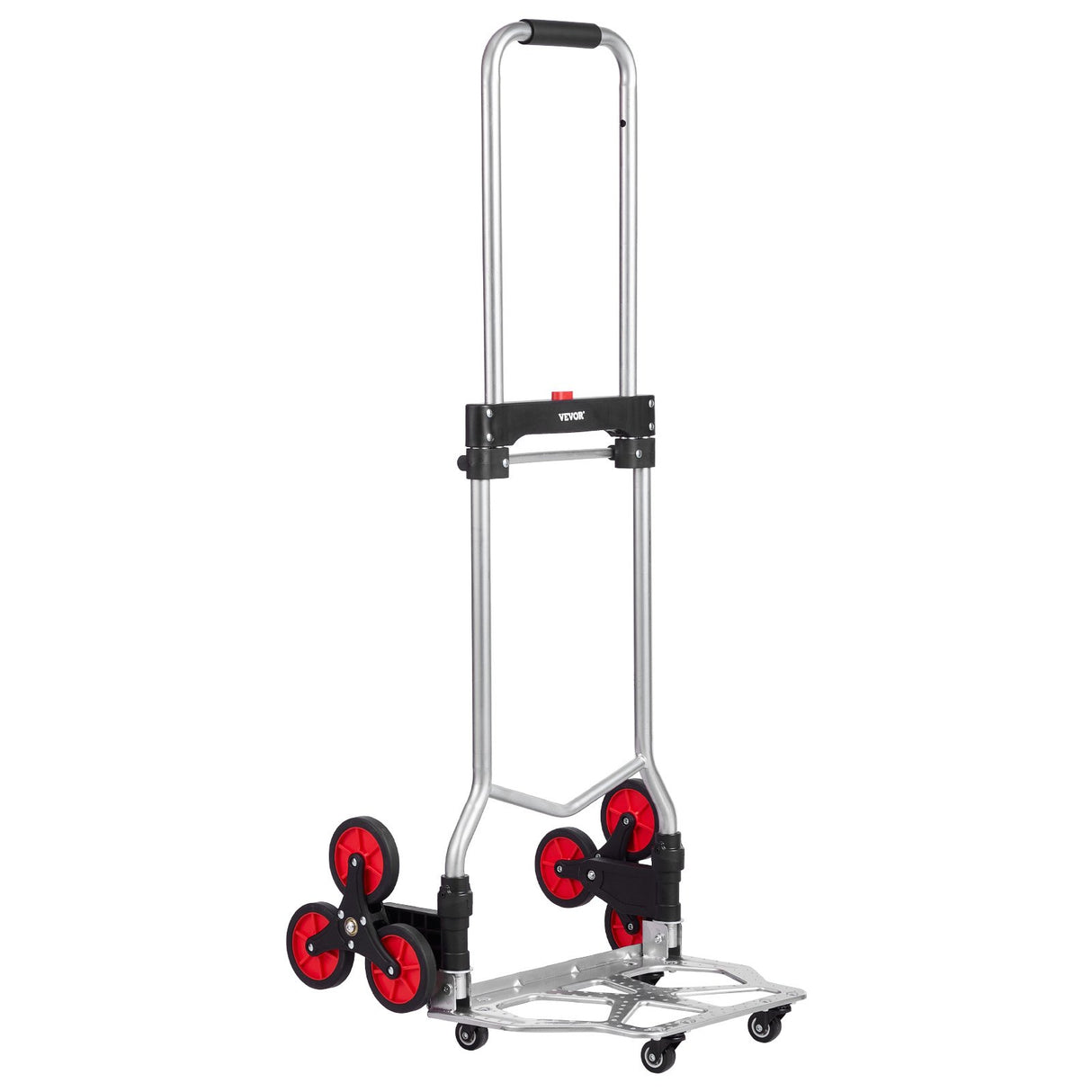 VEVOR Stair Climbing Cart Heavy Duty Folding Hand Truck Dolly 118 kg 10 Wheels
