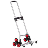 VEVOR Stair Climbing Cart Heavy Duty Folding Hand Truck Dolly 118 kg 10 Wheels - Extra Image