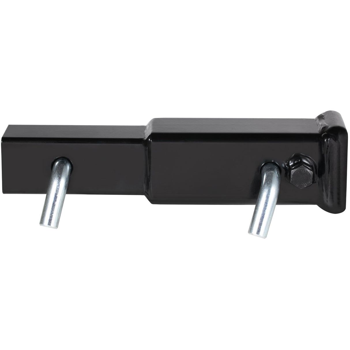 VEVOR Trailer Hitch Extender, Fits for 2" Receiver Hitch Adapter, Trailer Hitch Extension Tube Extender, 7" Extension Length, 4000 lbs Towing Capacity, Hitch Pins, Clips, Bolt and Nut Included, Black