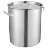 VEVOR Stainless Steel Stockpot, 42 Quart Large Cooking Pots, Multipurpose Cookware Sauce Pot with Lid & Handle, Heavy Duty Commercial Grade Stock Pot, Sanding Treatment, for Large Groups Events Silver - Extra Image