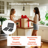 VEVOR Baking Pan Set 3-Piece Nonstick Carbon Steel Set with Silicone Handles - Close-Up Angle