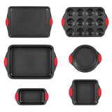 VEVOR Baking Pan Set 6-Piece Nonstick Carbon Steel Set with Silicone Handles - Extra Image
