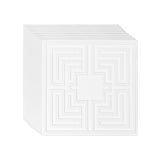 VEVOR Ceiling Tiles 12-Pack 24 x 24 in PVC Easy Installation White Echo Pattern - Extra Image